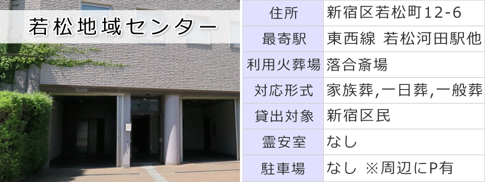 若松地域センター 施設情報